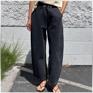 Le Bon Shoppe Arc pants black/charcoal denim size S